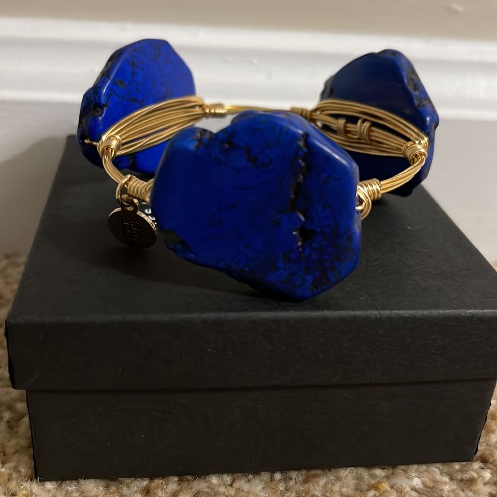 Bourbon and Bowties bangle in royal blue - Picture 2 of 3